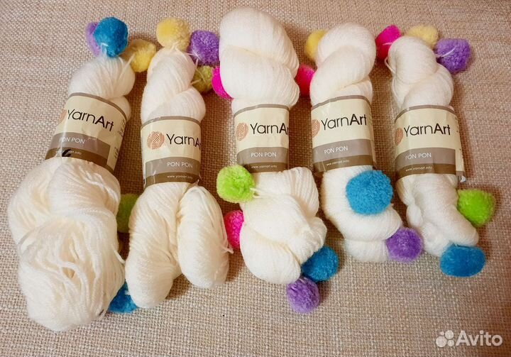 Пряжа новая.Много