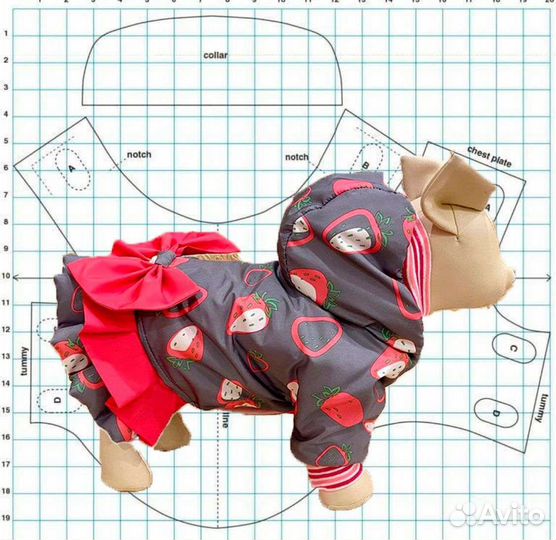 Выкройки одежды для собак,одежда для собак