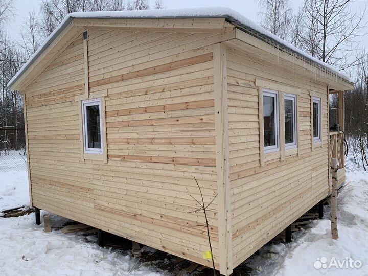 Бытовка 6/5 с верандой утепленная