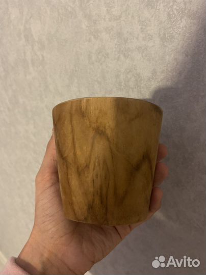 Деревянный стакан с Бали