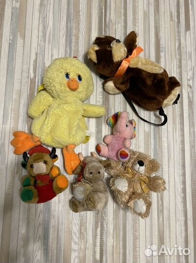 Игрушки мягкие пакетом