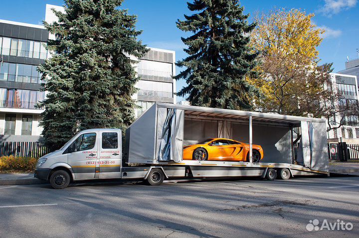 Крытый эвакуатор по России - Перевозка авто