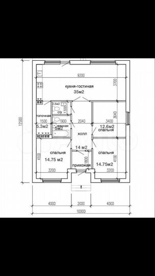 Дом 110 м² на участке 4 сот.