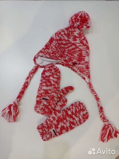 Комплект шапка и перчатки Adidas