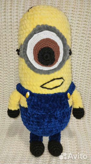 Игрушка вязаная Миньоны ручная работа