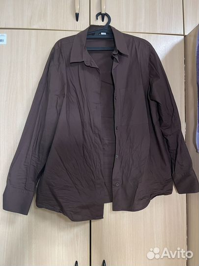 Рубашка коричневая