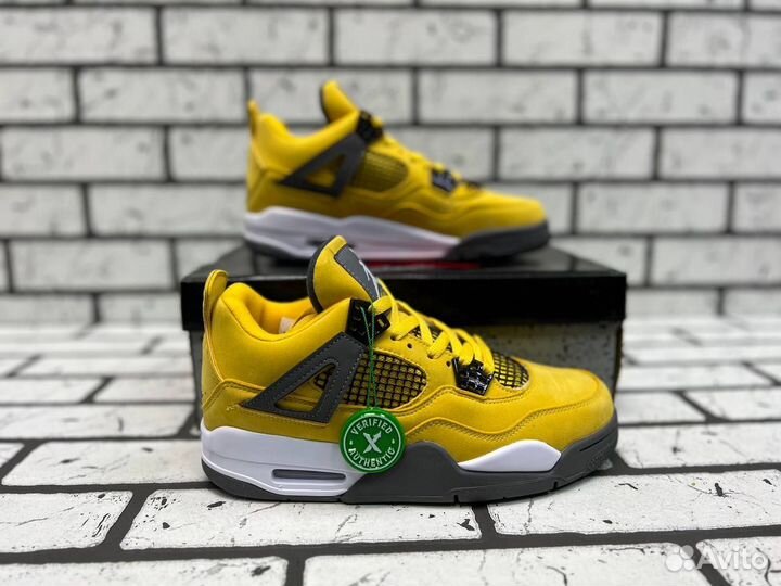 Кроссовки Air Jordan 4 Lightning (41-45)