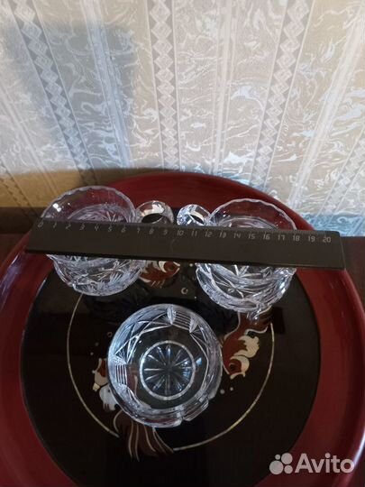 Хрустальные вазочки