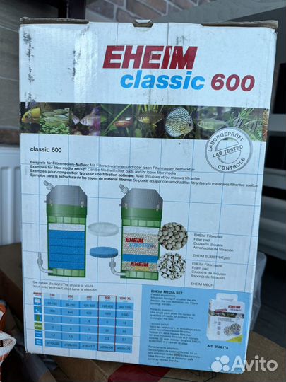 Фильтр для аквариума eheim 600