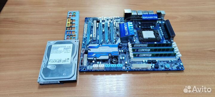 Комплект Материнская плата Gigabyte GA-X58A-UD5