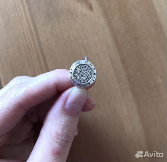 Кольцо и серьги Pandora оригинал