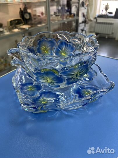 Салатница с менажницей