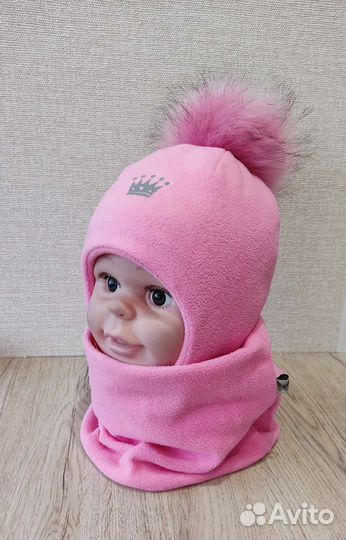 Шапка и снуд Зима новый