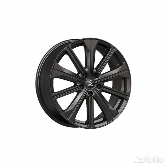 Литые диски 7x19 5x114.3 64.1 ET40 скад кр013 Fury black