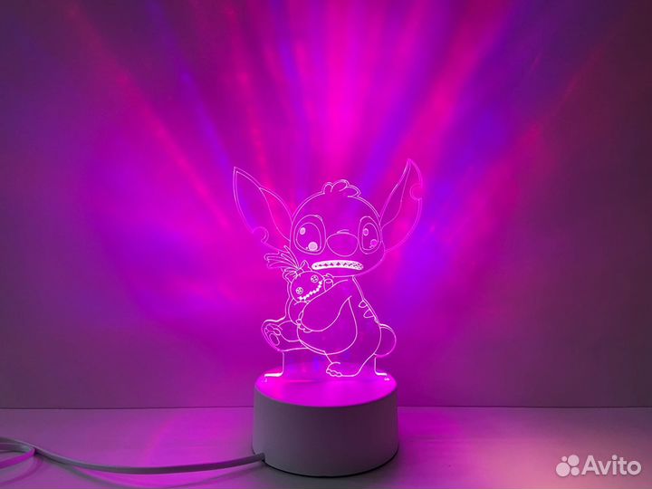 3D светильник Стич