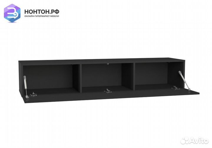 Шкаф навесной Point тип-30 черный глянец / черный