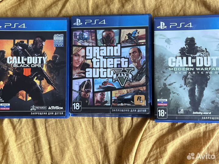 Игры для приставок ps4