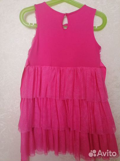 Нарядное платье для девочки, 3-4 года