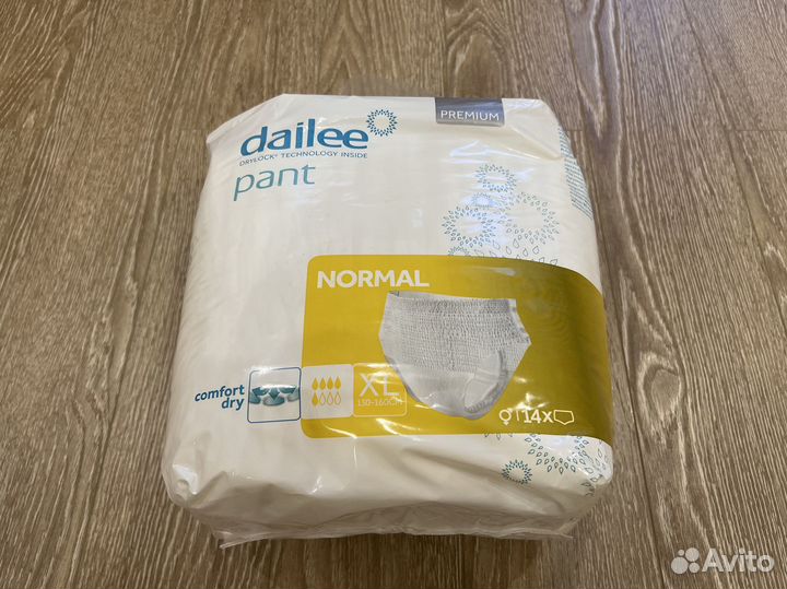 Dailee подгузники-трусы для взрослых normal xl