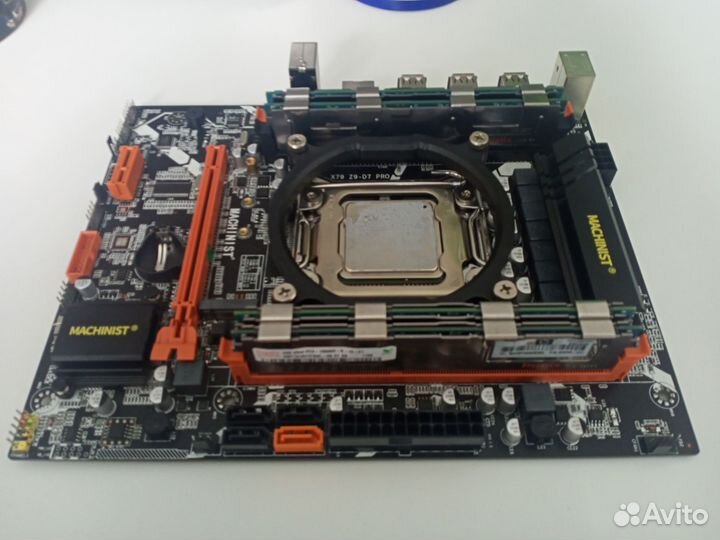 Комплект xeon e5 2689 + 16gb + x79 Machinist