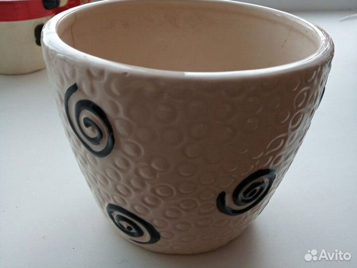 Горшок керамический под цветы