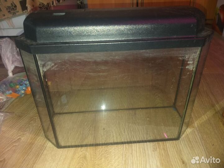 Аквариум,сачок,мостик