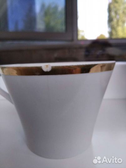 Чашки с блюдцами СССР фарфор