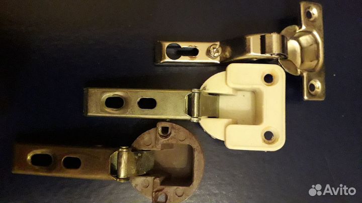 Петли дверные мебельные накладные новые и б/у