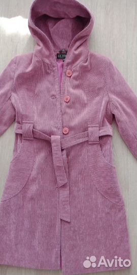 Плащ вельвет