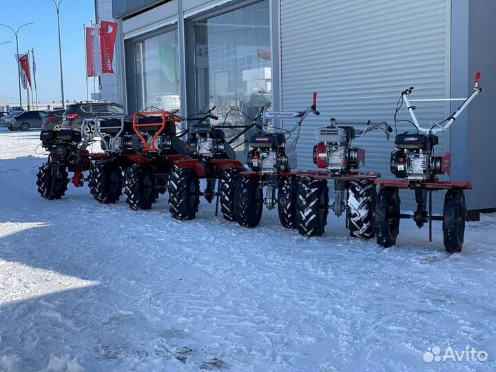 Мотоблок brait BR-135GES (17 л.с, 4+1, колеса 6х12