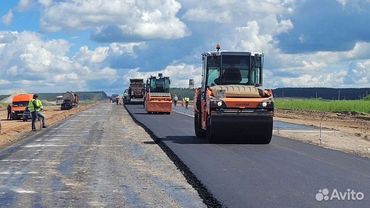 Укладка асфальта любой сложности. Асфальтирование