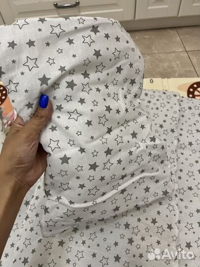 Комплект в коляску подушка матрас одеяло