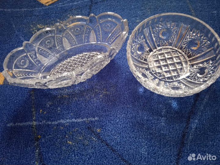 Хрустальные салатники СССР