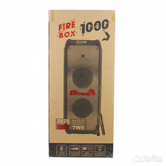 Мощная колонка eltronic 20-18 fire BOX (1200Вт.)