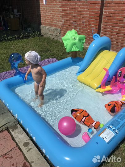 Детский надувной бассейн