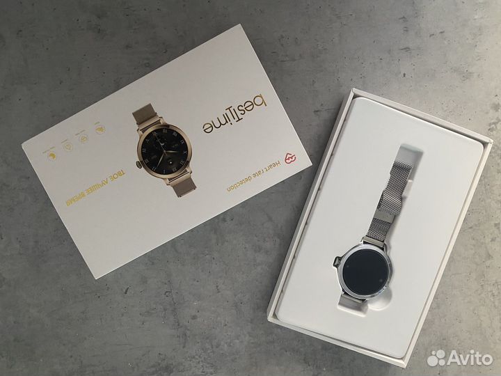 Смарт часы умные женские 38 мм серебряные