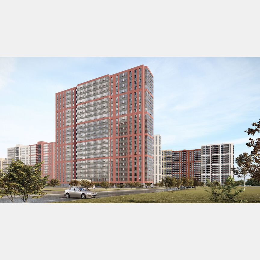 1-к. квартира, 33,7 м², 1/22 эт.