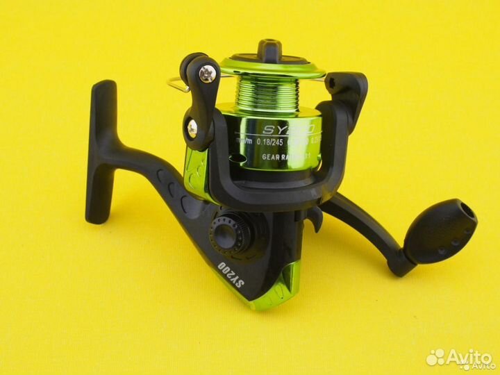 Катушка рыболовная SY200 зеленая