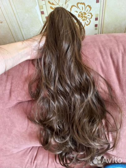 Хвост шиньон на крабе