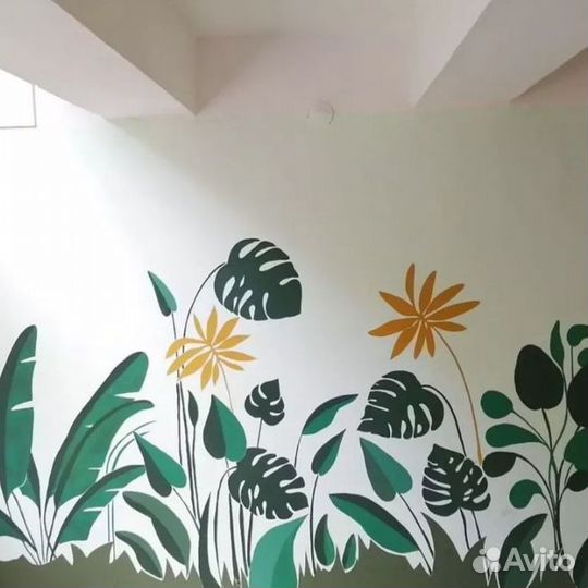 Роспись на стенах