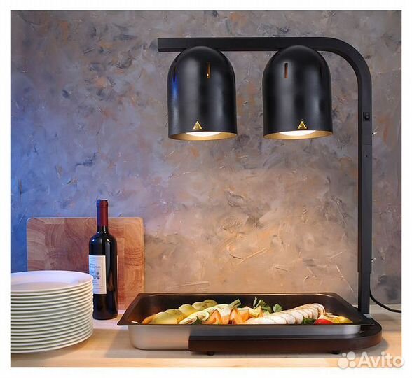 Лампа для подогрева hendi 273913 черная