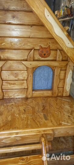 Домик для кошек (будка для котов)