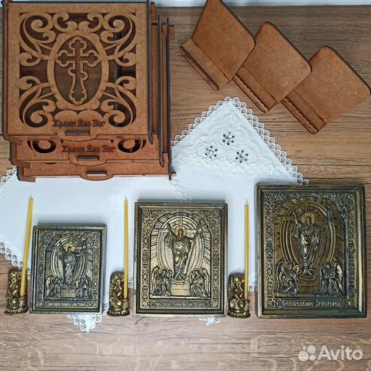 Икона Воскресение Христово подарочный комплект