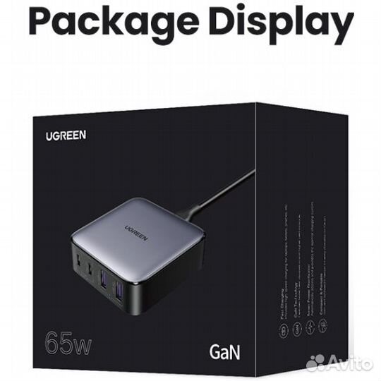 Зарядное устройство Ugreen CD327 Nexode USB