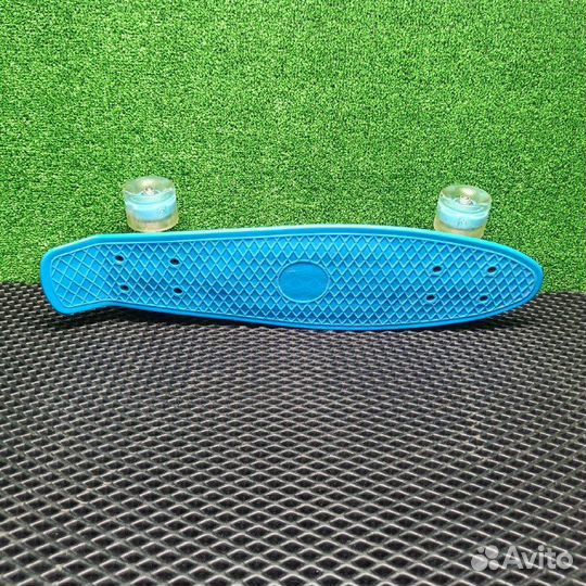 Пенниборд-скейт со светящимися колесами (до 60кг)