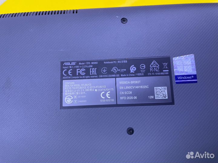 Ноутбук asus ryzen 3