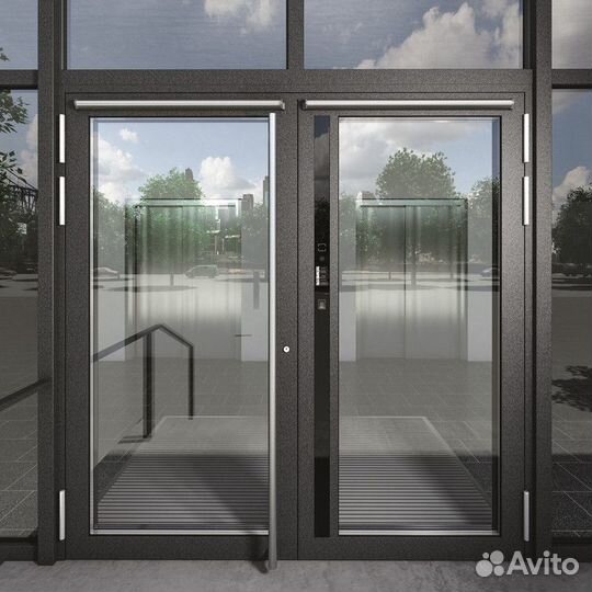 Алюминиевые двери под ваше окно