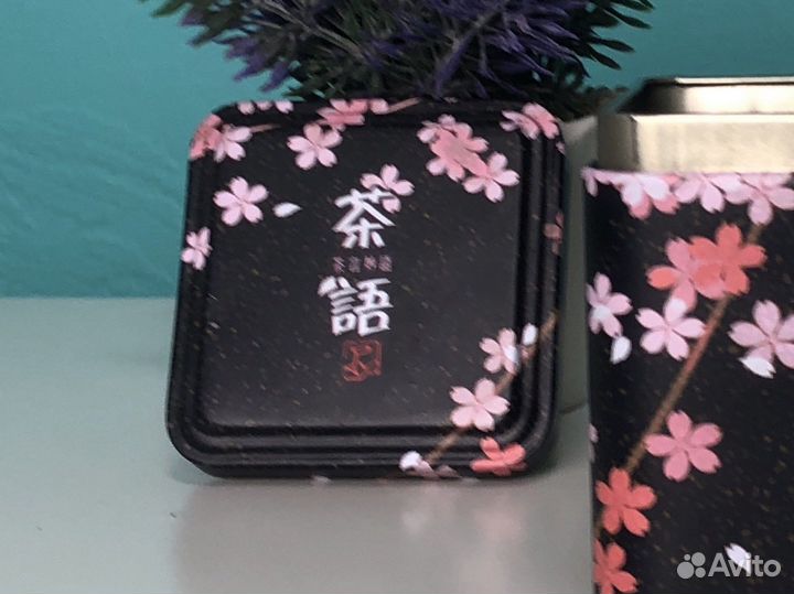 Жестяная коробка для подарка/хранения чая