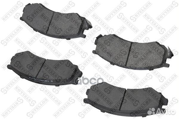 355 000B-SX колодки дисковые п. с антискр. пл