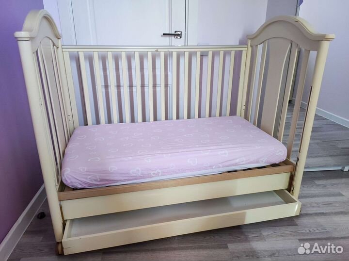 Кроватка Pali Capriccio (Италия) с матрасом